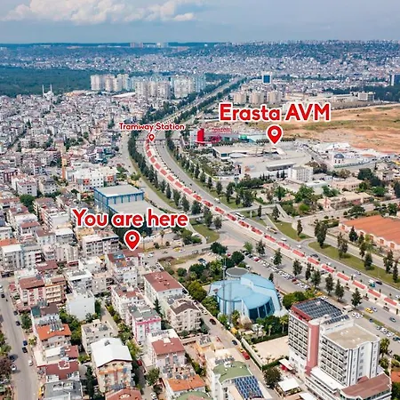 Merkezi Konum, Erasta Mall'a Yuereyerek 2 Dk. '17' Apartment Antalya